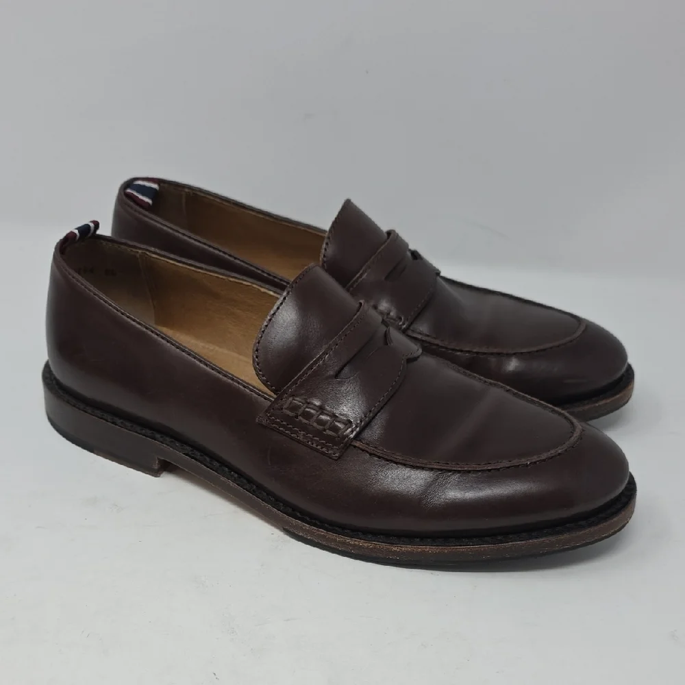 Classic Brown Leather Loafers J. Crew Superior Boots And Shoes Men's Size 6D